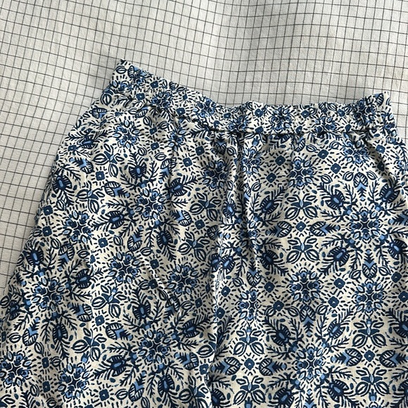Joie Blue Floral Linen Pants - Picture 4 of 4